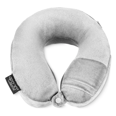 Patkó alakú utazópárna, szürke