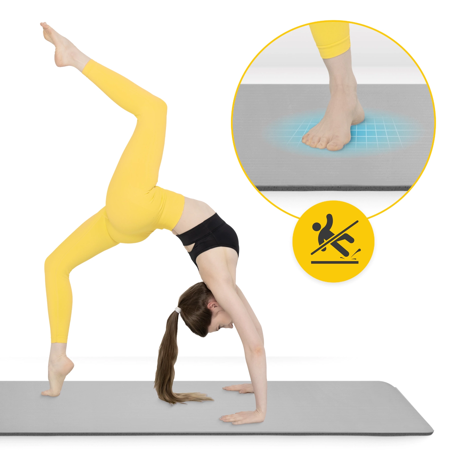 mata do ćwiczeń i rozciągania gruba piankowa 