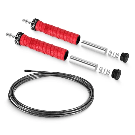 Súlyozott boksz ugrálókötél, 3 m, piros