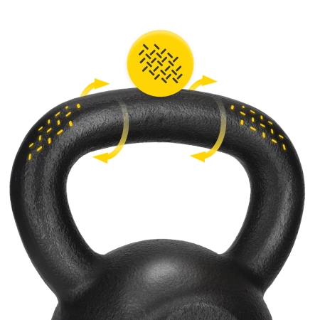 Öntöttvas kettlebell, 14 kg