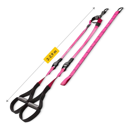TRX edzőszalag, rózsaszín