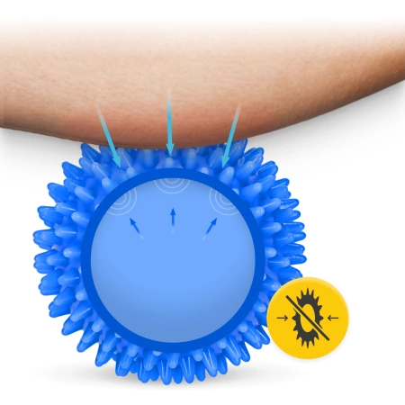 SPIKE+ tüskés masszázslabda, 8 cm