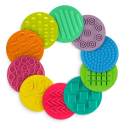 Érzékszervi korongok gyerekeknek, 25 cm, 10 darabos készlet