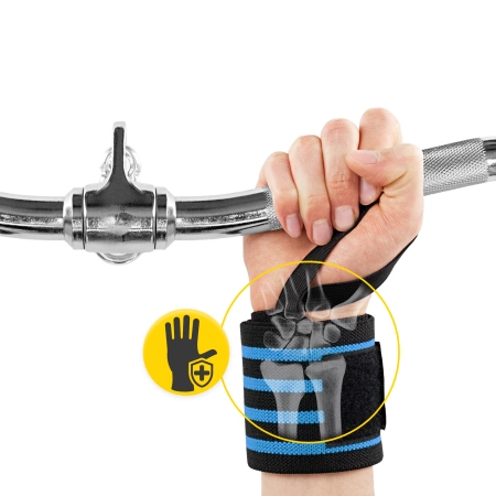 Csuklószorító, 2 db, kék