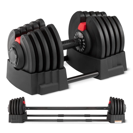 PREMIUM 2 az 1-ben állítható kézisúlyzó és súlyzórúd, 2,5-40 kg