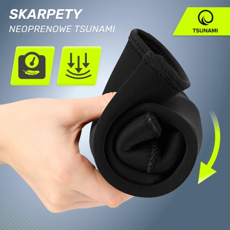 Neoprén zokni jégfürdőhöz, 40/41