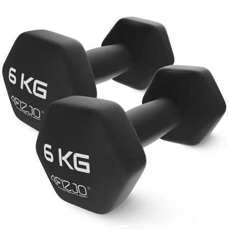 Classic öntöttvas kézisúlyzó, 2 x 6 kg