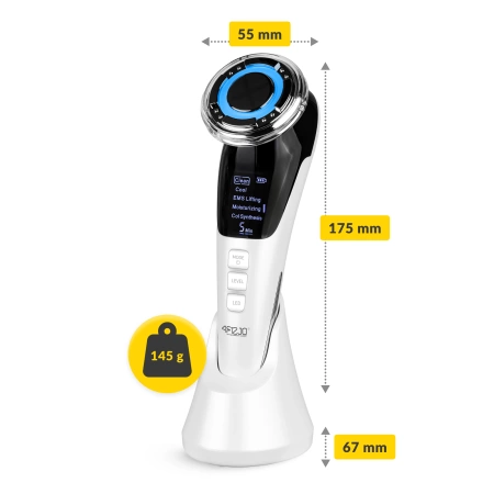 5 az 1-ben arcmasszírozó, tűmentes mezoterápia, EMS lifting