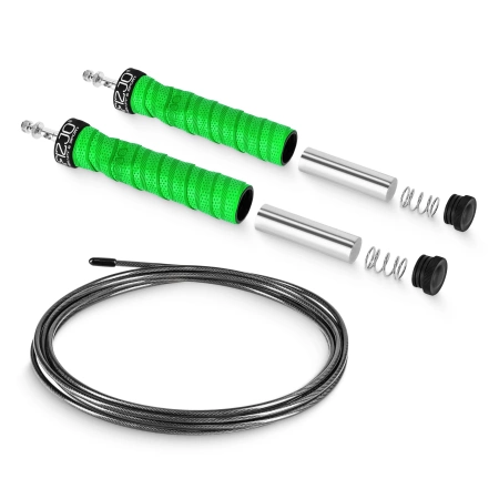 Súlyozott boksz ugrálókötél, 3 m, zöld