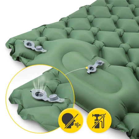 Mountain Goat egyszemélyes önfelfújódó túramatrac, khaki