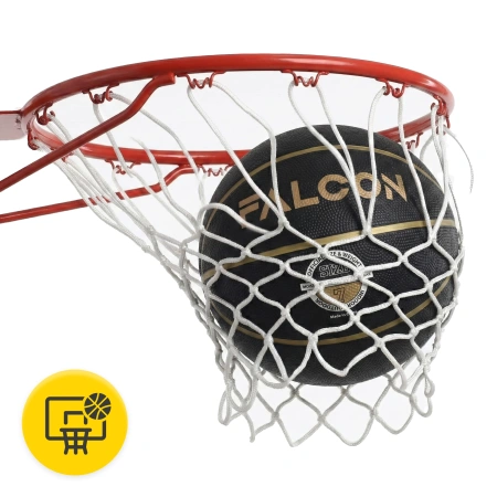 Falcon kosárlabda, 7-es méret, fekete