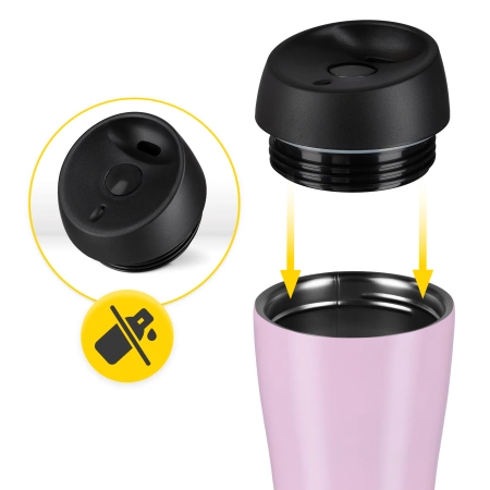 Mountain Goat TRAVEL termosz, 380 ml, rózsaszín