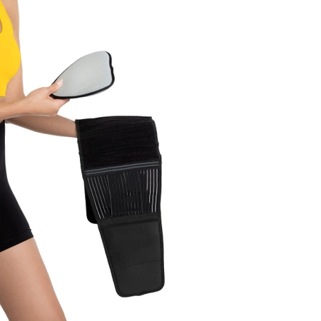 Ortopéd derékrögzítő, S, fekete