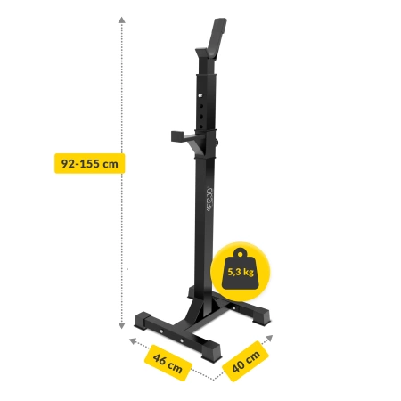 Állítható súlyzórúd tartó állvány