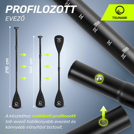 TSUNAMI SUP deszka, 320 cm, T02