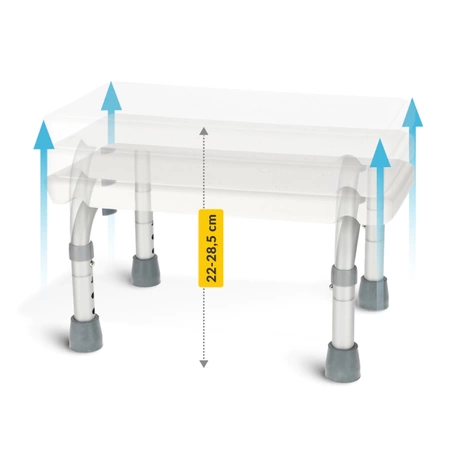 Lépcső funkciós fürdőkád pad