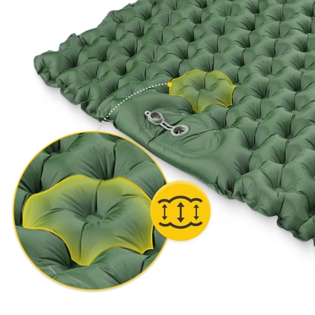 Mountain Goat kétszemélyes önfelfújódó túramatrac, khaki