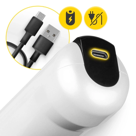 PRO fehér elektromos kínai köpölyöző készlet