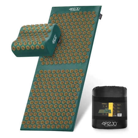 ERGO párnával ellátott akupresszúrás matrac, XL, zöld