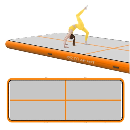 AIR MAT pumpával ellátott akrobatikai pálya, 5 x 2 x 0,2 m