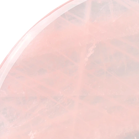 Barázdált Gua Sha kő természetes rózsakvarcból