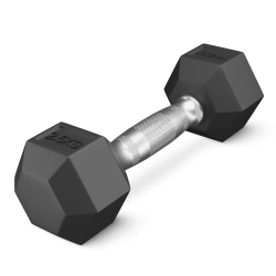 HEX acél kézi súlyzó, 1 x 2,5 kg