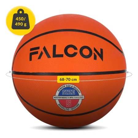 Falcon kosárlabda, 5-ös méret, narancssárga