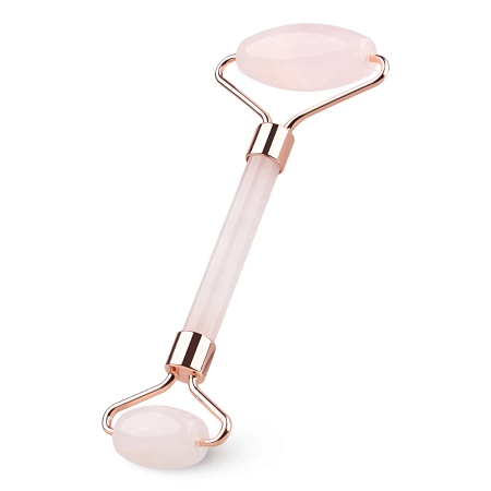 Természetes rózsakvarc arcgörgő