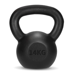 Öntöttvas kettlebell, 14 kg