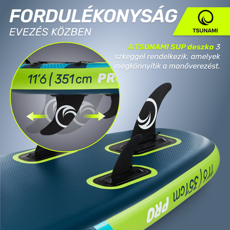 TSUNAMI PRO SUP deszka, 350 cm, T14