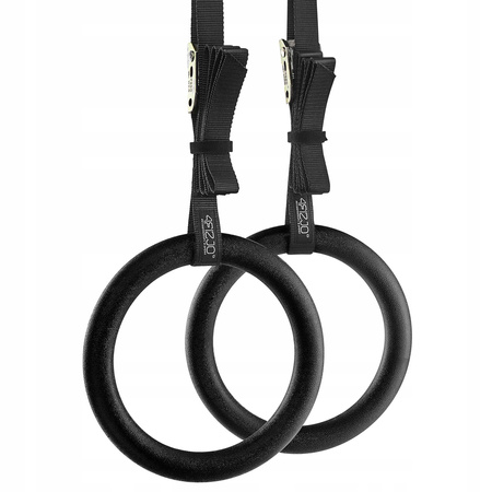 ABS gimnasztikai gyűrű, fekete