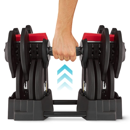 PREMIUM 2 az 1-ben állítható kézisúlyzó és súlyzórúd, 2,5-40 kg