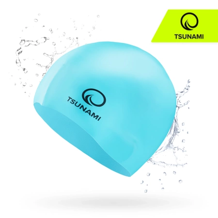 TSUNAMI gyermek úszósapka, kék