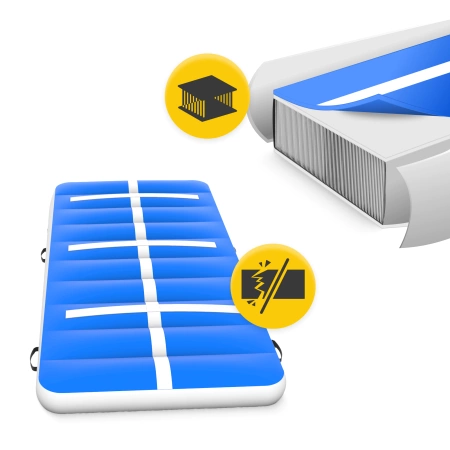 AIR INCLINE akrobatikai rámpa, 2 x 1 x 0,4 m + pumpa