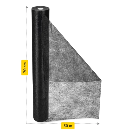 MED orvosi lepedő, 70 cm x 50 m, fekete