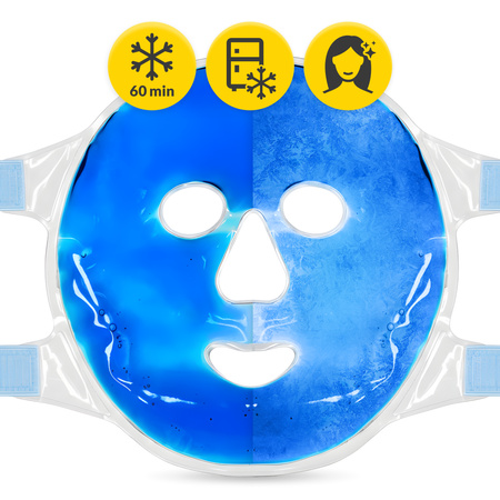 Újrafelhasználható meleg és hideg gél arcmaszk
