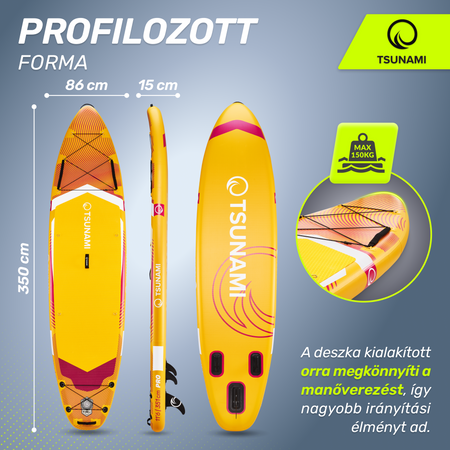TSUNAMI PRO SUP deszka, 350 cm, T11