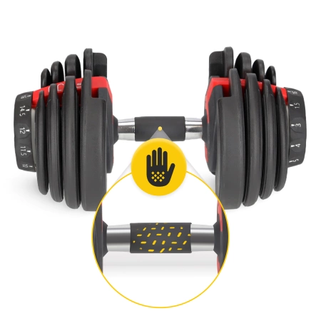 Premium állítható súlyzó, 16 kg