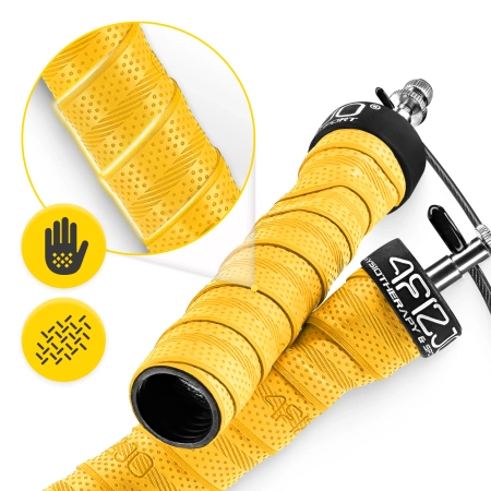 Súlyozott boksz ugrálókötél, 3 m, sárga