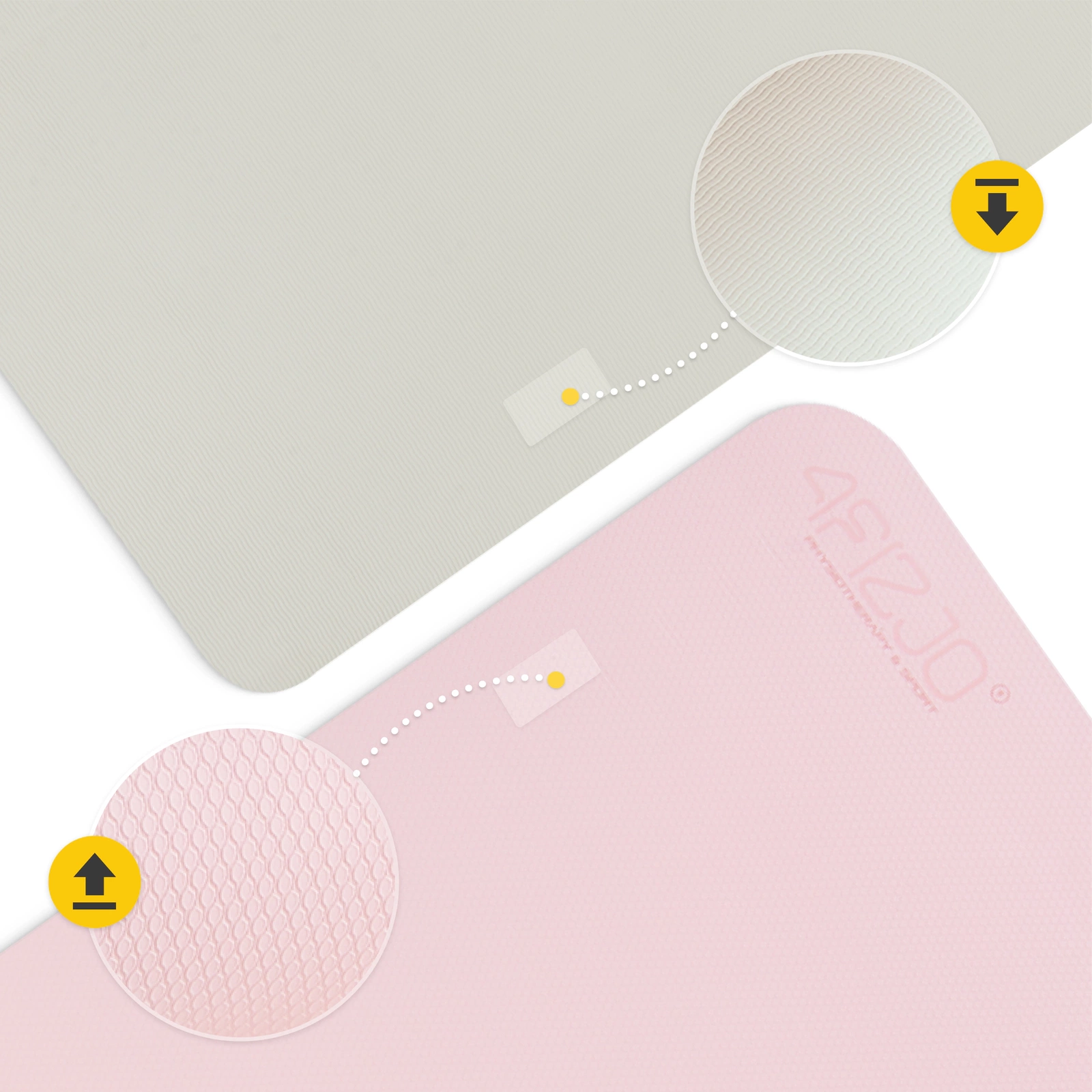 mata do cwiczen antyposlizgowa profesjonalna joga pilates kauczukowa