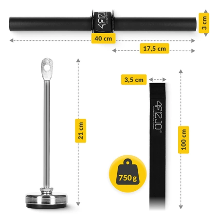 Wrist Roller alkarerősítő edzőrúd