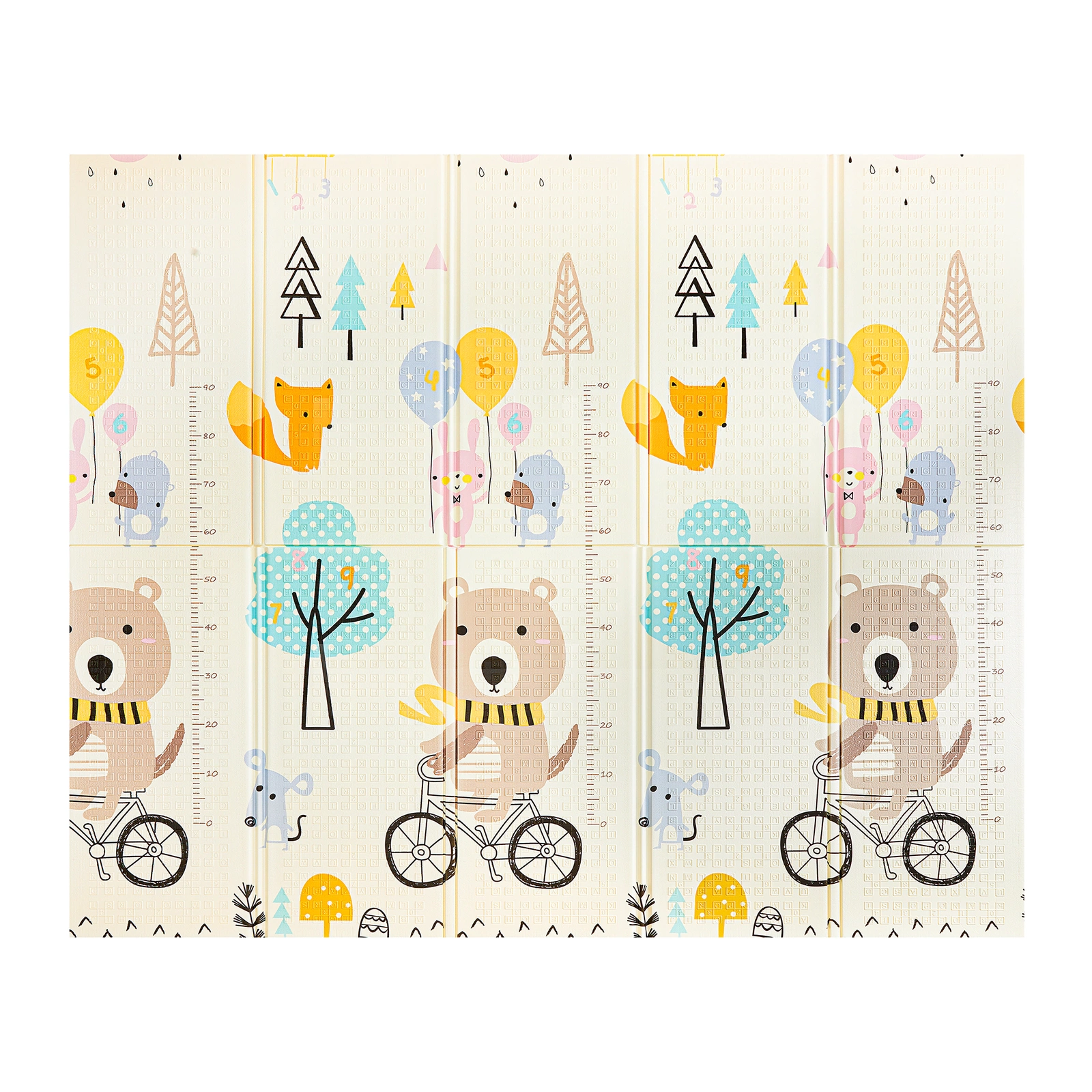 skladana mata edukacyjna dla niemowlat