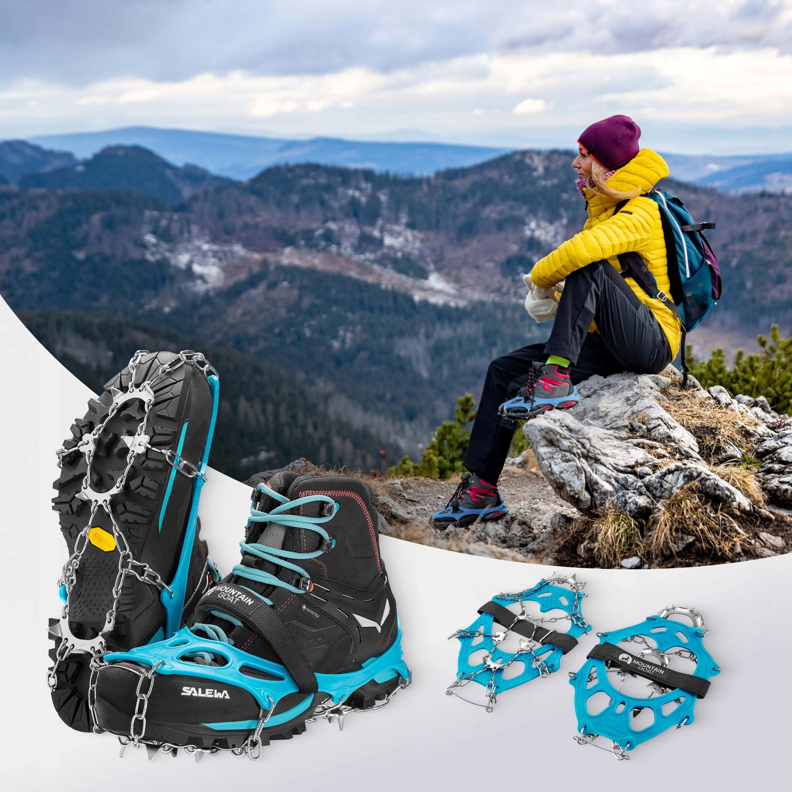 raczki na buty turystyczne antyposlizgowe raki wytrzymale mocne