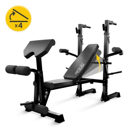 ULTRA fekvenyomó pad beépített állvánnyal