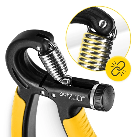 Állítható szilikon marokerősítő, sárga