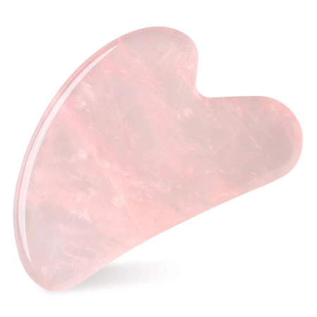 Klasszikus Gua Sha kő természetes rózsakvarcból