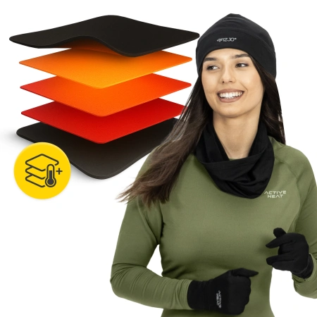 Unisex termikus ruházat szett – zöld 5 az 1-ben szett, XL méret