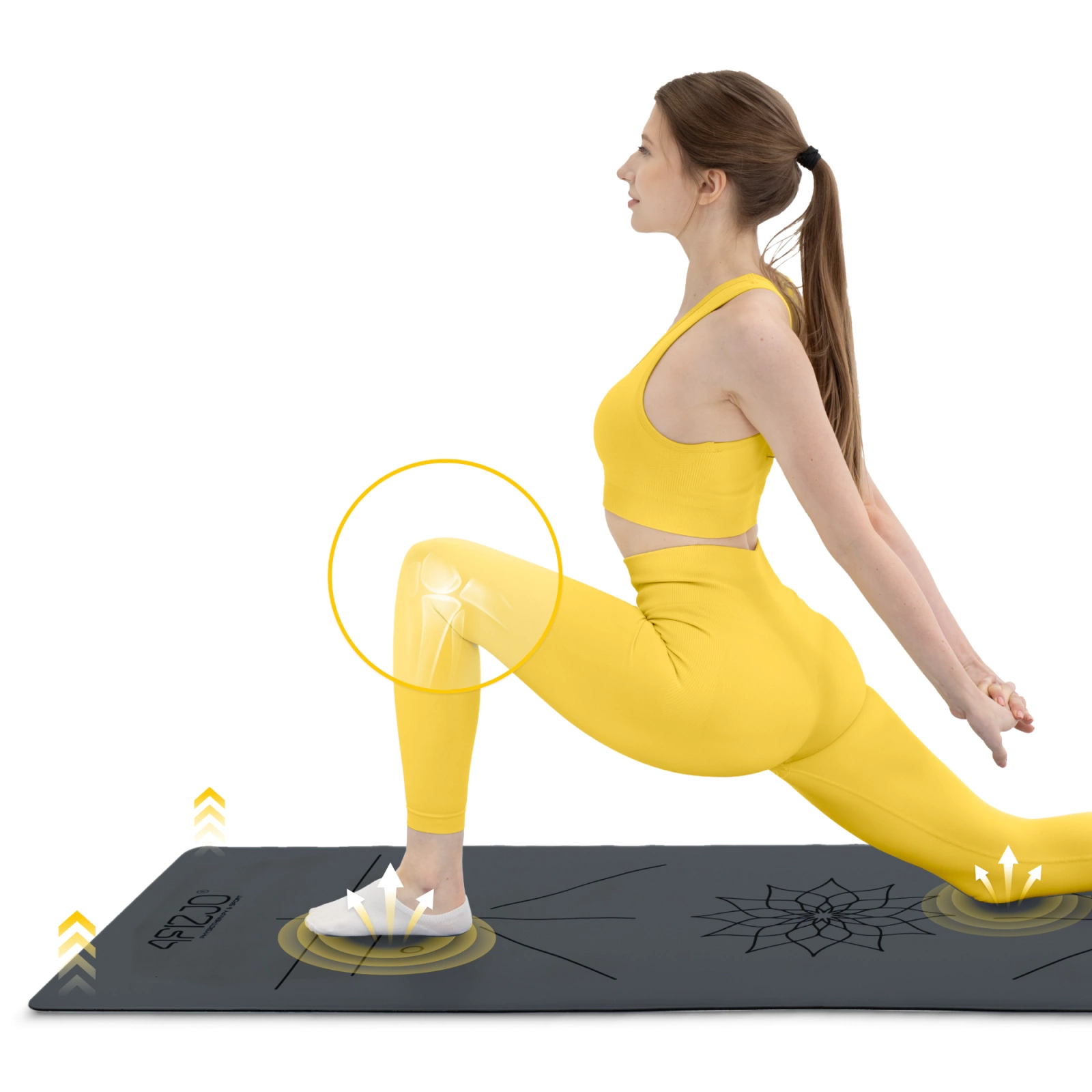 mata do jogi medytacji kauczukowa