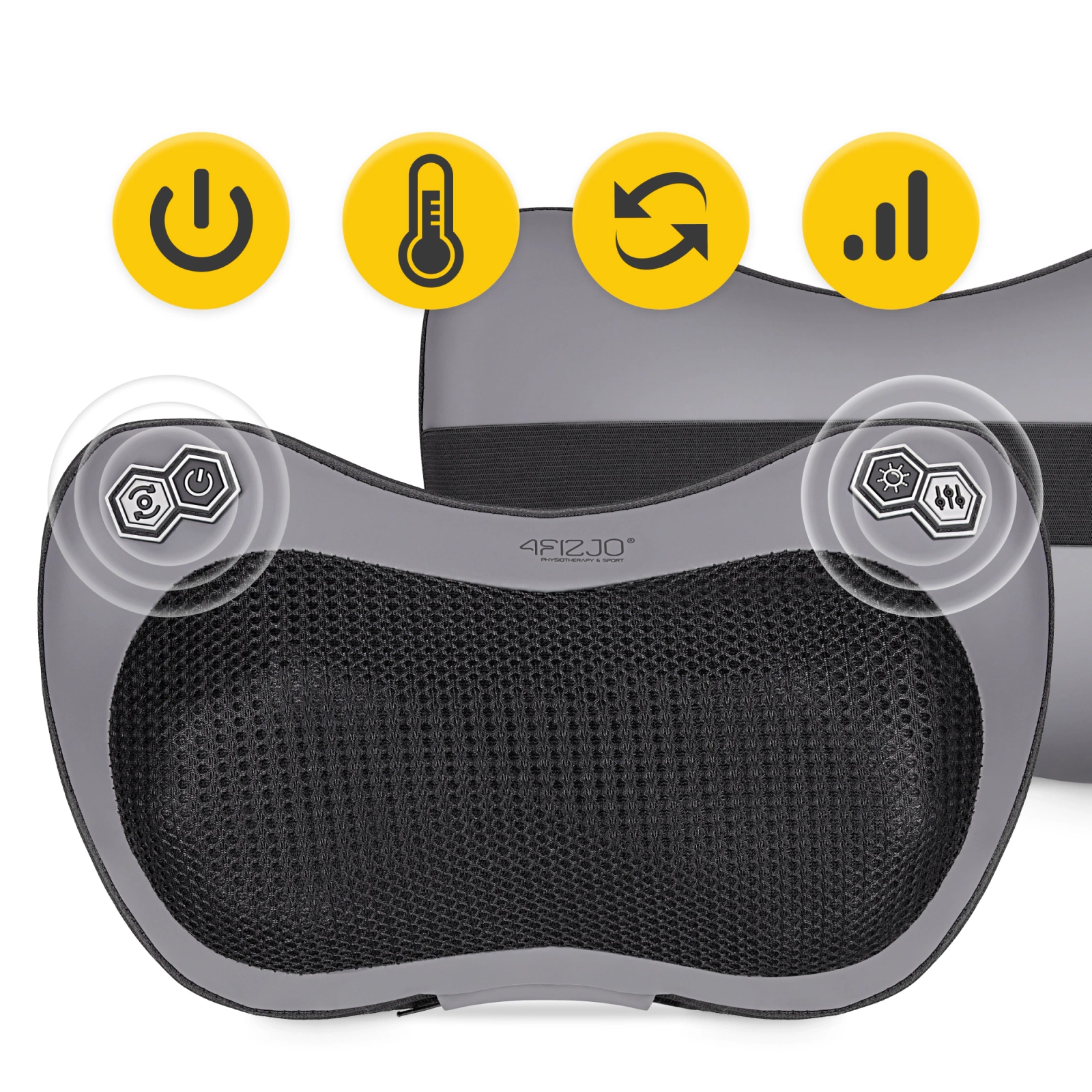 masazer shiatsu poduszka masujaca kark plecy ramiona nogi stopy do karku